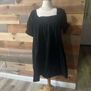 Elegant Black Midi Dress